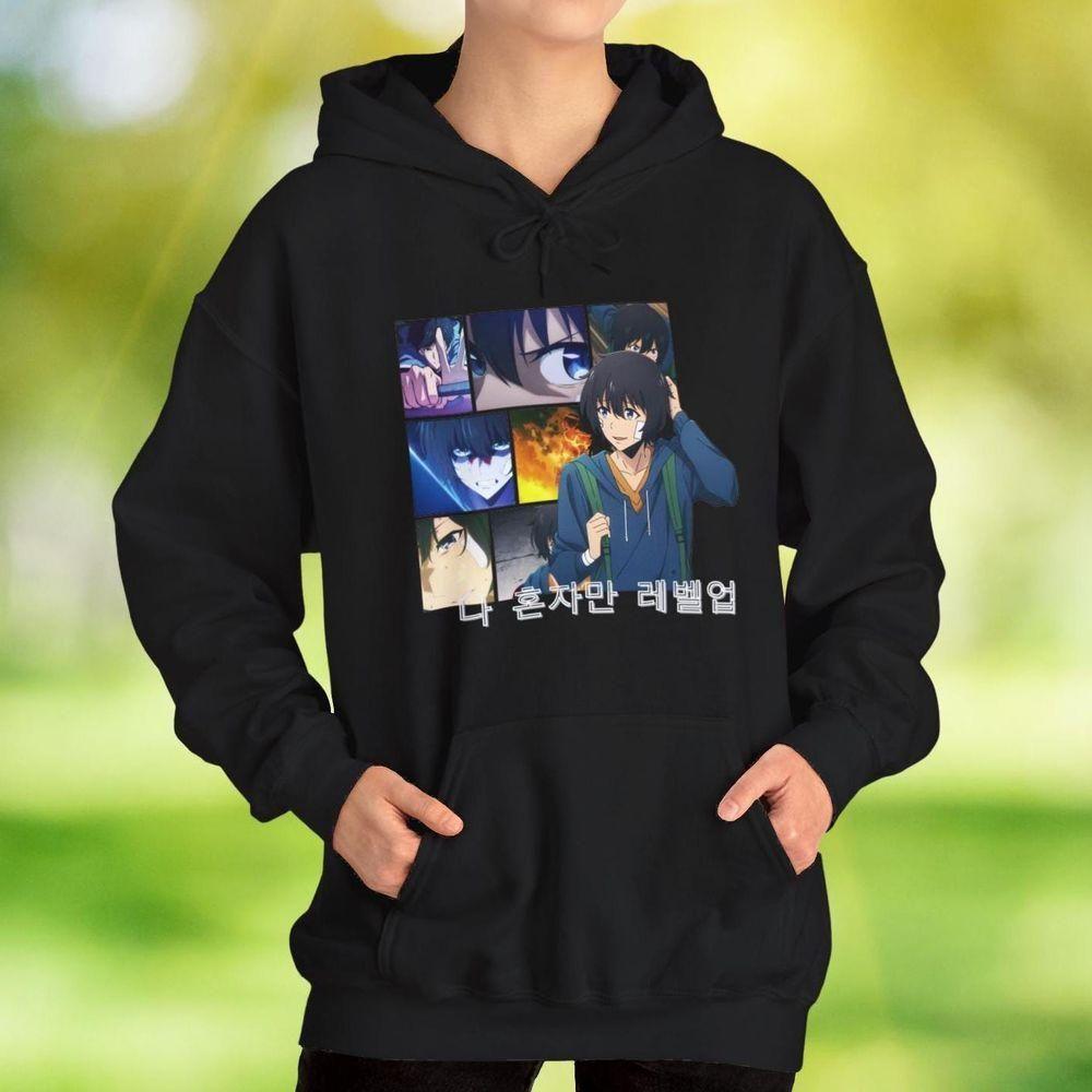 Solo Leveling Only 1 Level Up Sung Jinwoo Vuitino Shirt